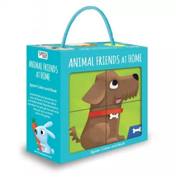 Puzzle cubic - Animalute de companie