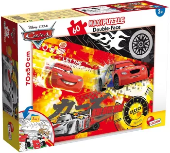 Puzzle de colorat maxi - Fulger McQueen (60 piese)