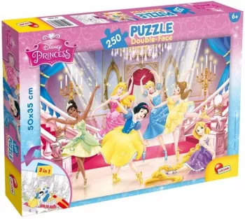 Puzzle de colorat - Printese la bal (250 piese)