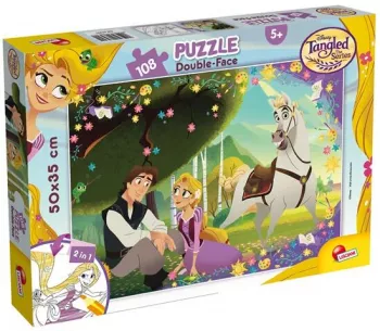 Puzzle de colorat - Rapunzel (108 piese)