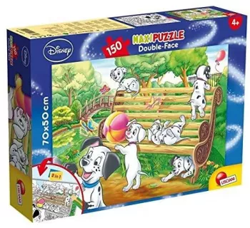 Puzzle de colorat supermaxi - 101 Dalmatieni (150 piese)