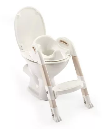 Reductor pentru toaleta cu scarita - Kiddyloo Maroon Glace - Thermobaby
