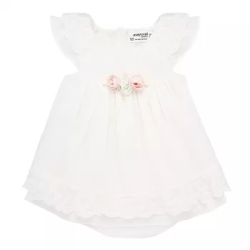 Rochie ceremonie cu chilotei - 3 Trandafiri - crem - Mayoral