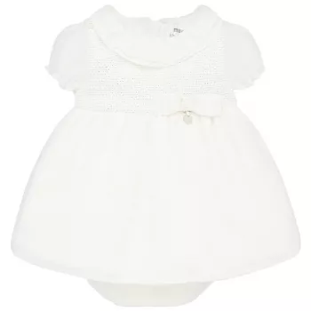 Rochie ceremonie cu chilotei - crem - Mayoral