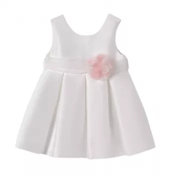 Rochie din mikado cu floare in talie - Abel&lula 12 luni