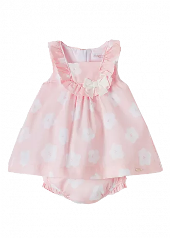 Rochie florice ECOFRIEND + chilotei - Roz - Mayoral