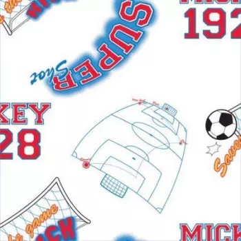 Rola tapet 10 X 0,52 m - Mickey Footbal TA71999 - Decofun