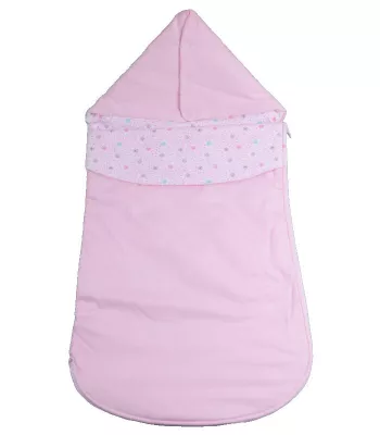 Sac de dormit Flori gri pentru bebelusi 0-6 luni