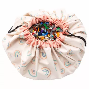 Sac depozitare jucarii Curcubeu - Play&go 
