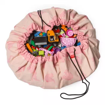 Sac depozitare jucarii  "Pink elephant"