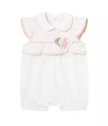 Salopeta broderie si guler Better Cotton - Mayoral  