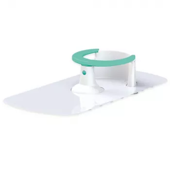 Scaun de baie cu covoras antiderapant - Verde
