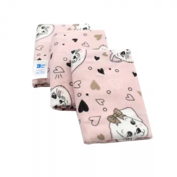 Scutece finet refolosibile, roz - Pisicuta, 3buc. - BalticBebe