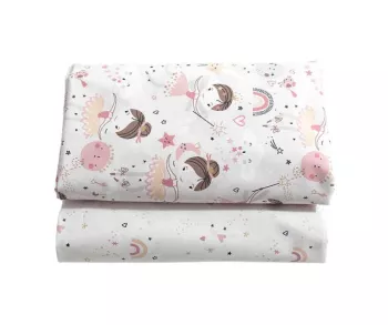 Set 2 cearceafuri patut Princess & Rainbow - Buva