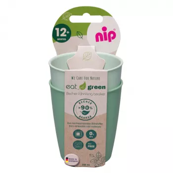 Set 2 pahare de baut nip Eat Green 37067