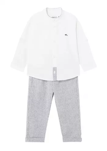 Set 2 piese din in si bumbac - Mayoral  12 luni(80 cm)