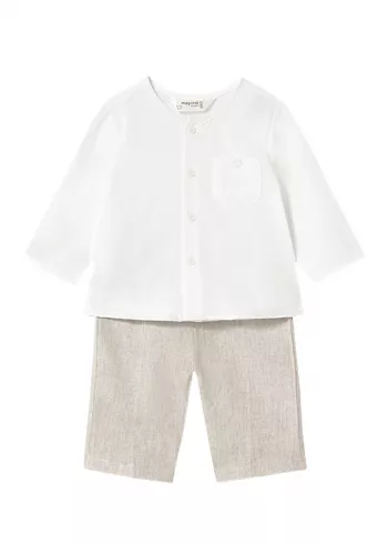 Set 2 piese, pantaloni lungi + camasa - Mayoral 