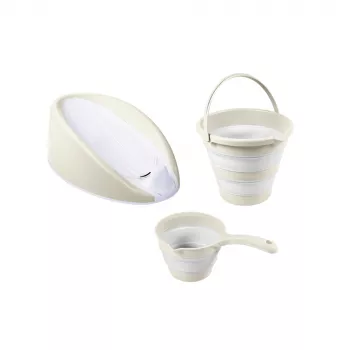 Set 3 in 1 cu suport anatomic pentru cadita - Bej