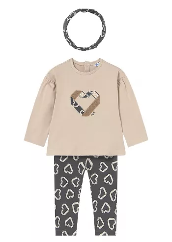 Set 3 piese - Bluza+colanti+bentita - Mayoral