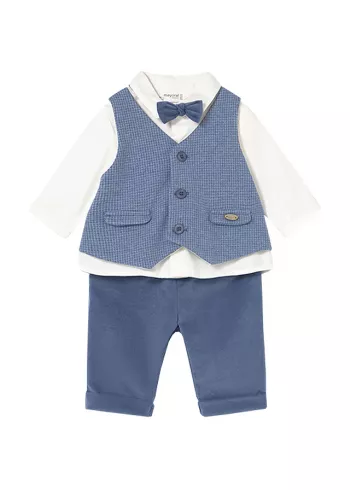 Set 3 piese - camasa + pantaloni + papion - Mayora