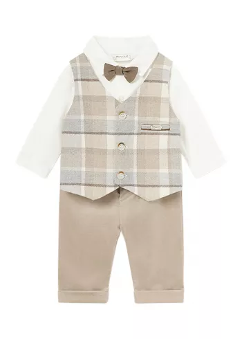 Set 3 piese - Camasa + Pantaloni lungi + Papion - Mayoral 