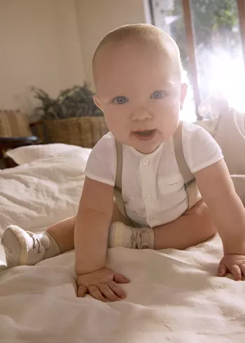 Set 3 piese - camasa + pantaloni scurti + bretele - Mayoral