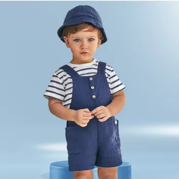 Set 3 piese dungi bleumarin Better Cotton - Mayoral 