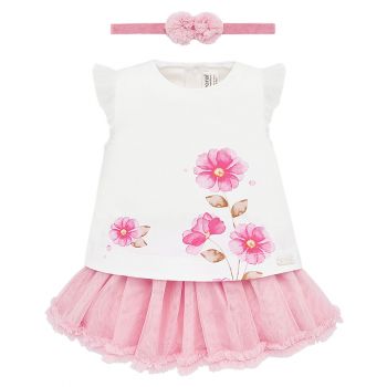 Set 3 piese - Fustita / tricou / bentita - Mayoral