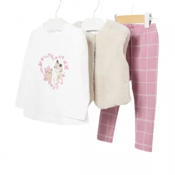 Set 3 piese veste blanita bebe - Mayoral 