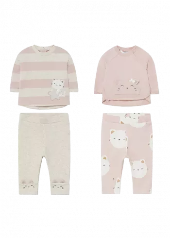 Set 4 piese - Tricou si pantaloni lungi ECOFRIENDS - Mayoral 