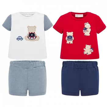 Set 4 piese -  Tricouri + Pantaloni scurti - Mayoral 