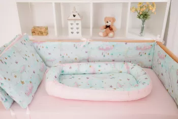 Set 5 piese complet echipare patut - Luna Pink - Maradalia Kids