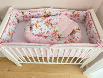 Set 5 piese complet echipare patut - Light Pink Fairies - Maradalia Kids