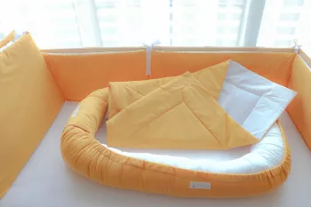 Set 5 piese complet echipare patut - Yellow White - Maradalia Kids