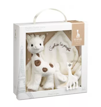 Set cadou - Girafa Sophie Cherie + batistuta Comforter - Sophie la Girafe