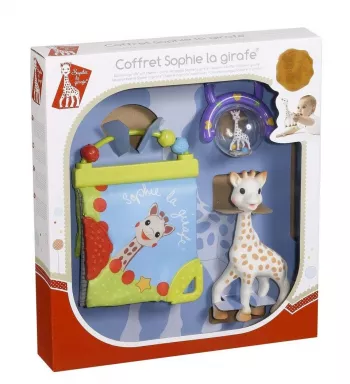 Set cadou - Jucarii activitati girafa Sophie - Sophie la Girafe