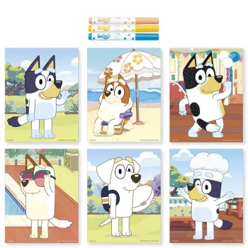 Set creativ - Arta cu puncte - Bluey