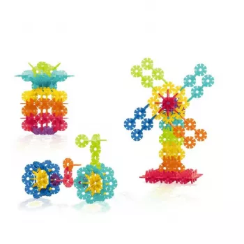 Set de constructie STEAM - Fulgi de zapada (140 piese)