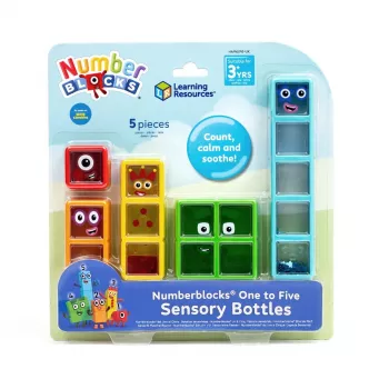 Set eprubete senzoriale Numberblocks®  - De la 1 la 5