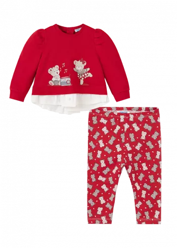 Set leggings - ECOFRIENDS, fetita - Mayoral 