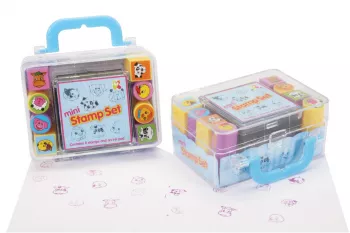 Set mini tusiera cu stampile