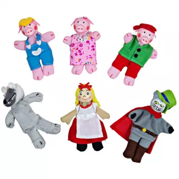 Set papusi degetar - Povestile copilariei -BigJigs