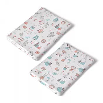Set paturici bumbac organic Scandinavian - Buva 