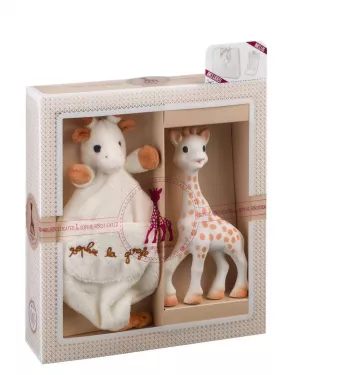 Set SOPHIEsticat cu batistuta - Sophie la Girafe