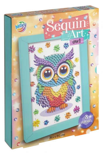 Tablou cu paiete - Bufnita