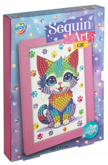 Tablou cu paiete - Pisicuta