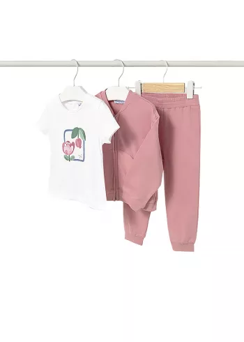 Trening 3 piese - Lalele - roz - Mayoral