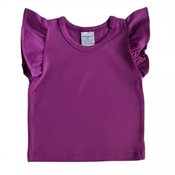 Tricou cu maneca scurta - Color 18 luni-86 cm Mov