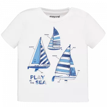 Tricou cu maneca scurta - Vaporase - Alb - Mayoral 