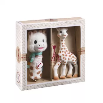 Set de nastere girafa Sophie + zornaitoare Sweety Sophie - Sophie la Girafe